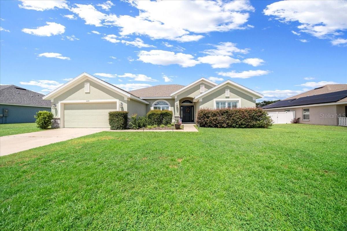 Welcome to your dream home in The Magnolias, a highly sought-after gated community in beautiful Ocala, Fl. This spacious residence offers an abundance of living space, perfect for a large family. Step inside and discover a thoughtfully designed split floor plan, providing privacy and comfort for everyone. This home boasts 4 generously sized bedrooms and 2 well-appointed bathrooms. The heart of the home is the kitchen with newer appliances and plenty of cabinets and counter space. The vaulted ceilings, create an open and airy atmosphere, complimented by a tasteful color palette throughout that exudes warmth and modern elegance. The practical layout also includes a convenient 2-car garage, offering ample storage and parking. Enjoy the peace of mind and exclusivity that comes with living in The Magnolias, known for its serene environment and desirable location. This property is truly a gem, providing plenty of room for your family to grow and thrive in a secure and welcoming community.