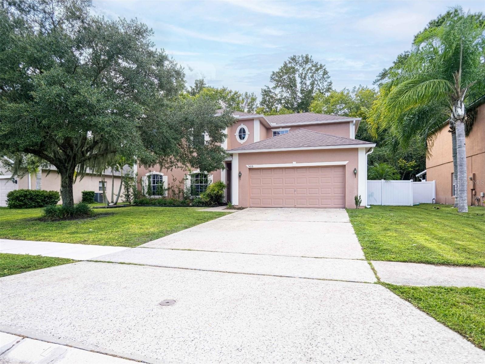 If you are searching for an impeccable pool home on a premium cul-de-sac lot within a highly rated school district, your search ends here. Welcome to this stunning 5-bedroom, 3-bath residence in the desirable Autumn Chase community. Designed for both comfort and style, this well-maintained home offers a spacious floor plan with separate formal living and dining areas, a cozy family room, and a large eat-in kitchen that overlooks the screened pool and peaceful conservation backdrop—perfect for entertaining or private family gatherings. The first floor includes a guest bedroom and full bath, while the second-floor features four additional bedrooms, including a luxurious master suite with a private sitting room, walk-in closet, and a spa-like master bath with double vanities and a jetted soaking tub. Recent updates such as a new roof (2018) and a new AC unit (2019) provide added peace of mind. Don’t miss this opportunity to enjoy the Florida lifestyle in a home that truly has it all.