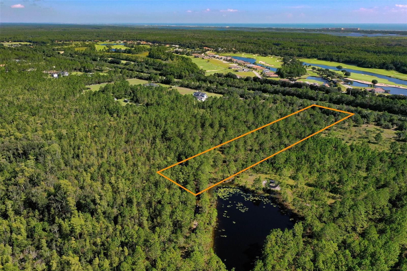 5.17 Acres in Palm Coast – Privacy, Space, and Endless Possibilities
Property Overview
An exceptional opportunity awaits with this 5.17-acre parcel in Palm Coast, Florida. Nestled directly across from a 76-acre championship golf course community, this prime tract offers both convenience and lasting privacy with its rear boundary adjoining a protected pine preserve.
Property Highlights
5.17 acres of versatile land – a blank canvas ready for your vision
Frontage on an exclusive golf course surrounded by custom homes
Rear boundary backs onto a permanently undeveloped pine preserve
Zoned agricultural – perfect for horses, livestock, hobby farming, gardens, or crop plots
Ideal for building a private single-family estate with room to create a lasting legacy
Tranquil, rural atmosphere while remaining close to city conveniences
Location & Amenities
Centrally located with quick access to shopping, dining, and entertainment
Close to top-rated schools, healthcare facilities, and major transportation routes
Minutes from pristine beaches, world-class golf, parks, trails, and community activities
The Opportunity
Whether you envision an equestrian retreat, private estate, or hobby farm, this unique property combines space, location, and flexibility. Schedule a private tour today and bring your vision to life.
Don't miss this opportunity!
**The property boundaries shown here are for illustrative purposes only and may not reflect the exact legal property lines. All property dimensions are approximate and should be independently verified by a surveyor.**