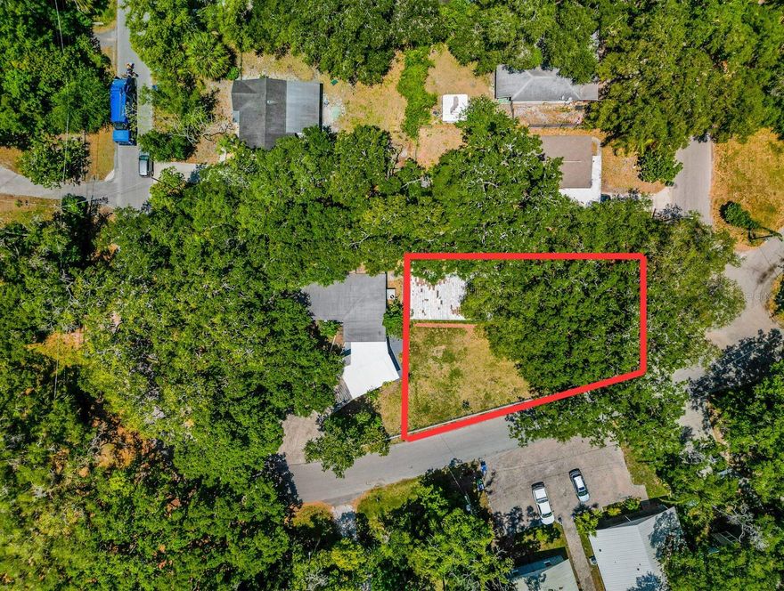 This oversized lot in a great central Tampa Bay location is a dream home waiting to be built with mature oak trees creating a dreamlike atmosphere in a back road across from the park and along the Hillsboro river, the potential is endless. Pool house on the lot will need to be demolished to meet current codes/setbacks with any construction permits pulled (Based on data to hand and to be verified by buyer, buyers agent, buyers contractor). The current structure has a one car garage, hook ups for one bathroom (a sink, a lavatory and a walk in shower) and hook ups for a kitchenette. a deep diving pool or lap pool. The "pool" is in a concrete walled in structure with screened windows, a metal roof and has no water, no pump/pool equipment and the lines have not been tested. Located 3 miles to Busch Gardens Amusement Park, 2.6 miles to Tampa Zoo, 8.4 miles to Raymond James Stadium, 7.7 miles to Florida State Fairgrounds and 6.5 miles to Amalie Arena and Downtown Tampa this is an all around central Tampa locale making it ideal for many. With new construction homes being built and sold in Fern Cliff now is the time to invest in this lot. Parcel has been divided, what is for sale is the LAND only on the North end of this lot: ID: 149773.0005, not full Parcel:A-30-28-19-46T-000000-00027.0 as shown in county records as the lot divide has not been recorded yet.