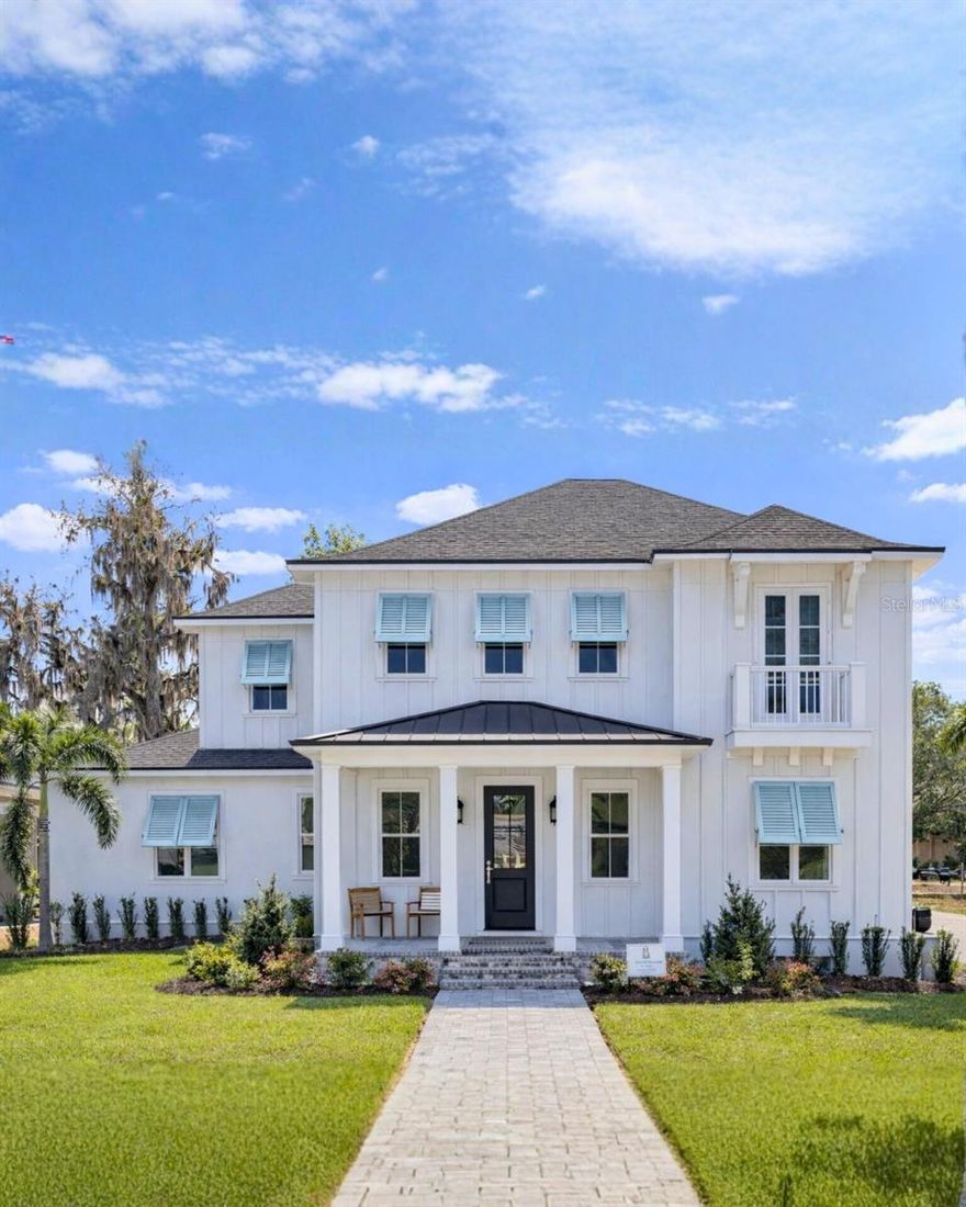 Welcome to this stunning custom residence by Element Home Builders, located in the highly sought-after community of Briley Farm. Thoughtfully designed with both elegance and functionality in mind, this expansive 5-bedroom, 4.5-bathroom home offers approximately 3,862 square feet of refined living space.
Step inside to a dramatic two-story foyer that sets the tone for the home’s open and airy layout. The main living areas seamlessly blend together, creating the perfect setting for entertaining, with a spacious great room flowing into a designer kitchen complete with a large island, walk-in pantry, and premium finishes.
The primary suite, conveniently located on the main level, offers a private retreat with a spa-inspired bathroom and generous walk-in closet. Upstairs, you’ll find additional bedrooms along with a versatile loft space ideal for a media room, office, or play area.
Designed for the Florida lifestyle, the outdoor living space is truly exceptional. Enjoy a resort-style pool and spa, expansive lanai, and dedicated firepit area—perfect for relaxing or hosting gatherings year-round.
Additional highlights include a two-car garage with a separate golf cart bay, high ceilings, and thoughtful architectural details throughout.
This is a rare opportunity to own a beautifully crafted home in one of the area’s most desirable communities.