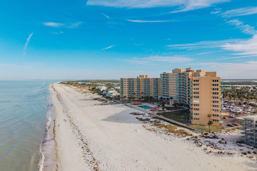 GULF FRONT MILLION-DOLLAR VIEW | UPGRADED 2-Bed, 1-Bath
Experience Gulf-front luxury at the Regatta Beach Club in this stunning 5th-floor residence. Offering spectacular direct Gulf and sunset views, Unit C509 is  light and bright, you can watch dolphins play from every single room.
UNMATCHED VIEWS & INTERIOR UPGRADES
This well maintained condo features an inviting layout that enjoys a direct Gulf Exposure, natural light and refreshing Gulf breezes.
 • Upgraded Flooring: Rich and warm laminate wood flooring in the living room and both spacious bedrooms.
 • Renovated Bathroom: Modernized with new cabinetry, contemporary countertop, and a dual-sink vanity.
 • Large Master Suite: With a Direct Gulf Front View, this master is so large, the current owners currently use it as a guest room with two beds and two walk in closets,  offering you the flexibility to use it as a grand primary retreat or a premium guest space.
 • Spacious Guest Bedroom: Direct Gulf Front View and includes its own double closet for ample storage.
RESORT-STYLE AMENITIES & LIFESTYLE
The Regatta Beach Club offers a private beach feel away from the crowds, while staying walking distance to the world-famous Pier 60.
 • Olympic-size heated beachfront pool and private pier for sunset viewing.
 • Elite Facilities: State-of-the-art fitness center, cinema/media room, game room, library, and 24-hour gated security.
 • Convenience: On-site laundry on every floor, EV charging stations, and a Jolley Trolley stop right at the entrance.
BUILT TO LAST: HURRICANE RESILIENCE
Invest with peace of mind. The Regatta Beach Club weathered past storms exceptionally well. Proactive building improvements are currently underway, including relocating building power distribution to higher elevations and final recovery work to ensure long-term structural integrity.
EXCLUSIVE OFFERS FROM THE WINN TEAM
At Winn Team Your Home Sold Guaranteed, we provide the certainty and high-value service you deserve:
 • BUY THIS HOME, WE WILL BUY YOURS!* Eliminate the "Real Estate Catch 22" of owning two homes or none at all. 
 • 12-MONTH SATISFACTION GUARANTEE: Love this home, or we will sell it for free! 
 • FIRST RESPONDER & MILITARY DISCOUNT: We are proud to provide an appreciation discount to those who serve our community.
Don’t wait—this turnkey gem is priced for an immediate sale. Whether you are looking for a primary residence, a vacation getaway, or a high-demand investment property (90-day min lease), THIS is the one you’ve been waiting for.
Contact The Winn Team at Guaranteed Home Sales today for your private showing