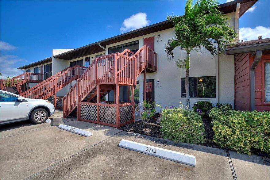 Partially furnished. Discover this charming one-bedroom, one-bath condo nestled in the vibrant 55+ community of Country Village. This pristine first-floor unit maximizes its compact space, offering a comfortable living experience year-round or seasonally. With easy-to-maintain tile flooring, a modern A/C system for optimal comfort, and a newly installed shower enclosure, this condo is designed for convenience. Enjoy the serene screen lanai, perfect for watching stunning Florida sunsets, and benefit from a dedicated parking space right outside your door. The Country Village community features a spacious pool, clubhouse, car wash station, and various activities for residents. Additionally, the award-winning Anna Maria Island is just a short drive away, along with convenient access to Sarasota Bradenton International Airport, shopping, restaurants and major highways.