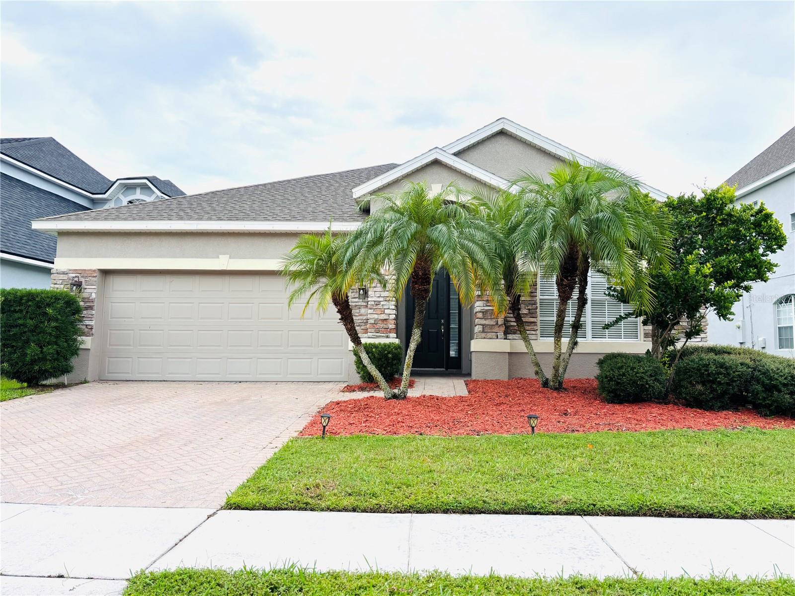 Introducing this Magnificent 4 Bedroom, 2 Bathroom Residence. Showcasing a Brick Paved Driveway and a Splendid Backyard with a Pond View. Within minutes to the Community Pool. Featuring Convenient Access to Shopping Districts, Dining Establishments, Orlando International Airport, Theme Parks, Lake Nona Medical City, Highways, and etc. We cordially invite you to contact us promptly to arrange a viewing. Sellers are Extraordinarily Motivated!