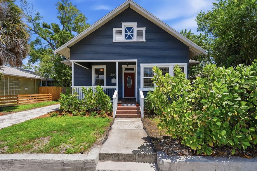 Located in the heart of Tampa Heights, this 2-bedroom, 2-bath bungalow with separate office/den space offers a rare opportunity to own in one of Tampa’s fastest-evolving areas.
Just minutes from Downtown Tampa, Armature Works, the Riverwalk, Midtown, Water Street, top restaurants, breweries, shopping, Raymond James and Tampa International Airport, the location delivers true convenience with strong long-term upside especially with the ongoing redevelopment of Robles Park nearby.
The home blends classic bungalow character with everyday functionality, featuring high ceilings, abundant natural light, and a well-designed layout. The inviting front porch adds to its charm, while the fenced backyard offers a private outdoor space complete with a deck, storage shed, and rear access for added flexibility.
With no HOA and no flood insurance required, this property provides both freedom and peace of mind.
Whether you’re looking for a primary residence or a well-positioned home in a high-growth area, this property offers location, character, and future potential all in one.