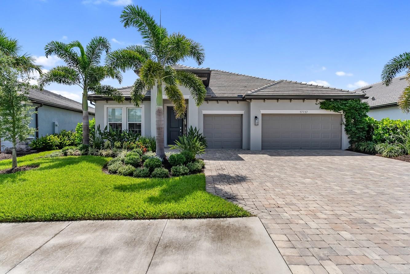 Welcome to your dream home in the highly sought-after Sweetwater community in
Lakewood Ranch—a beautifully upgraded 4-bedroom, 3- bathroom residence offering
modern luxury, spacious comfort, and the laid-back Florida lifestyle. Nestled on a private
lot backing to open space and a lush preserve, this home offers the perfect backdrop for
serene living and effortless entertaining. Step inside to a large open-concept kitchen,
dining, and great room filled with natural light, enhanced by 9-foot ceilings, elegant tray
ceilings, and 8-foot doors. Design touches include an extended center island, ceiling-
mounted window treatments, luxury Roman shades, and motorized premium fabric
roller shades on the sliders. The living area flows through 8-foot and 12-foot sliders to
1,900 SF of resort-style outdoor living, featuring a covered lanai, outdoor kitchen island
with a natural gas grill and mini-fridge, and a large L-shaped, gas-heated saltwater pool
with three tranquil fountains—all anchored by glacier Italian marble tile and fully
enclosed for year-round entertaining and comfort. The kitchen offers ample cabinet
space, stainless steel appliances, modern hardware, and a fireclay farmhouse apron
sink. A whole-house water filtration system and reverse osmosis system at the kitchen
sink provide added peace of mind. Finishes are modern and refined—laminate wood
flooring throughout, Pottery Barn mirrors and fixtures in all bathrooms, and new lighting
throughout. The owner suite is filled with natural light, features a tray ceiling, spacious
walk-in closet, and an en-suite bath with dual sinks, oversized glass shower, and private
water closet. The second bath has a glass shower with floor-to-ceiling tile; the third
includes a tub/shower combo with tiled walls. Additional upgrades include an insulated,
air-conditioned three-car garage perfect for a gym, golf simulator, or teen hangout.
Professionally designed landscaping enhances curb appeal and provides privacy in the
outdoor spaces. The home is pre-wired for a security system and features front gutters
for water management. Enjoy Sweetwater’s exceptional amenities: clubhouse, fitness
center, resort- style heated pool, pickleball courts, and playground—bringing
convenience and community to one of Lakewood Ranch’s top neighborhoods. This
home is fresh, move-in ready, and offers modern comfort in a beautiful natural setting.
With no rear neighbors and peaceful preserve views, enjoy quiet mornings and stunning
sunrises from your private lanai. If you're ready to entertain family and friends by the
pool this summer, this is the home for you!