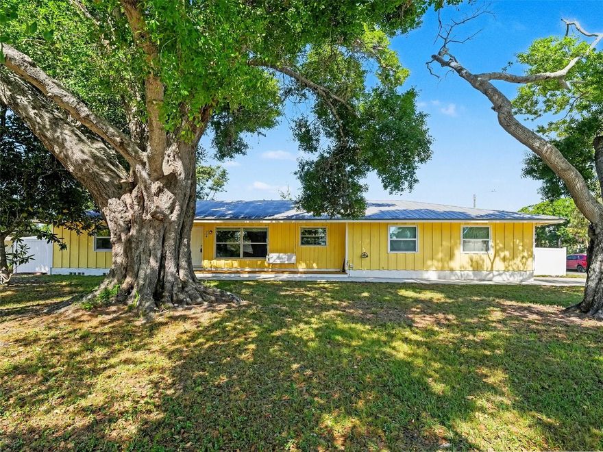 Looking for home sweet home West of the Legacy Trail, close to all things the Sarasota lifestyle has to give- not limited to but including Shopping, dining, beach proximity, activities, walking trails, pickleball courts and much much more?
Welcome to this 3-bedroom, 2.5 bathroom single family home in Sarasota, where location, location, location truly defines the lifestyle. Positioned on a corner .21-acre lot with NO HOA OR CDD, this home places you just a stone’s throw from the Legacy Trail, with walking access to pickleball courts, tennis courts, Pompano Park, and Locklear Park, plus nearby community amenities. Whether it’s biking, running, or social recreation, everything is right outside your door.
The backyard is the standout feature, thoughtfully designed for entertaining and everyday enjoyment. Enjoy a fire pit area, low maintenance astro turf, multiple seating zones, a gazebo, and a screened in porch that can easily be converted into a full outdoor kitchen. The large yard offers ample room to build a pool, all surrounded by mature oak trees and a mango tree that add shade and character.
Inside, the home offers 2,346 sqft with spacious bedrooms, a flexible bonus room for work or guests, and a primary bath with a garden tub. Major updates include an AC system replaced in 2022, water heater in 2024, along with the benefit of being in Flood Zone X with a raised foundation. The dining area has custom built-in seating with storage area to accommodate small or large gatherings, built with the intention for hours of entertaining. 
This is a rare opportunity to own a home that combines space, updates, and one of Sarasota’s most activity rich locations. With lots of potential, let the imagination take over as you create the space you desire and deserve to have!