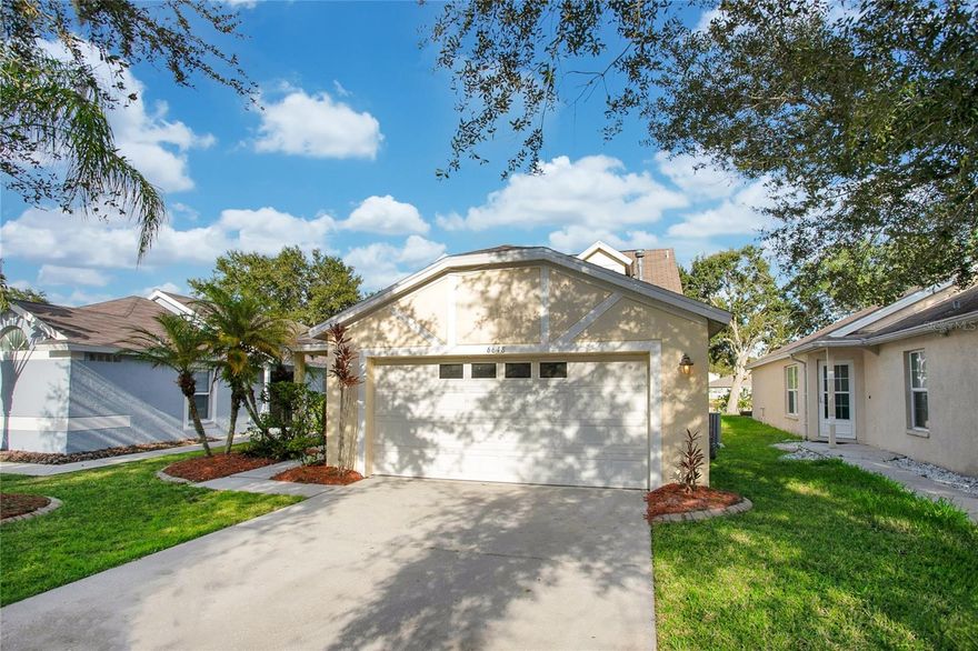 BACK ON THE MARKET!!  Step into comfortable living with this 4-bedroom, 2-bathroom, two-story home in the esteemed Bloomingdale Ridge community. Take advantage of our 2% Seller-Paid Rate Buydown offer to make homeownership even easier—terms and conditions apply. Spread over 1,522 square feet, the home offers a blend of tile and wood laminate flooring for a modern touch. The first floor impresses with open living and dining areas, along with a cozy yet efficient kitchen. Soon to be enhanced with a brand-new HVAC system for optimized comfort throughout the home, the master suite is also on the first floor, complete with a walk-in closet and an ensuite bathroom. Head upstairs to discover three more spacious bedrooms and a full bathroom. Step outside to a meticulously planned landscape, soon to be refreshed with tree and shrub trimming, irrigation repair, and fresh mulch. The fully screened-in pool area is also scheduled for a future resurfacing, complementing the serene views of a peaceful pond. It's the complete package in a neighborhood you'll love. For details on additional future repair items not mentioned in this listing description, please contact the listing agent.<div style="padding:56.25% 0 0 0;position:relative;"><iframe src="https://my.matterport.com/show/?m=je1gv71syw1&mls=1" frameborder="0" allow="autoplay; fullscreen" allowfullscreen style="position:absolute;top:0;left:0;width:100%;height:100%;"></iframe></div>