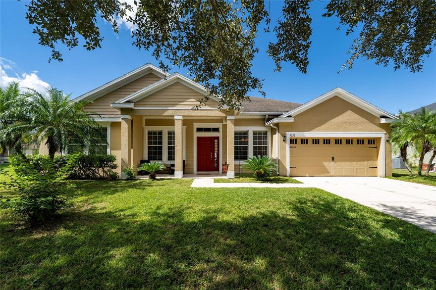 Welcome to your dream home at Stevens Plantation. This delightful property offers a perfect blend of comfort, style, and functionality, making it an ideal choice for families and first-time homebuyers alike. With a split floor plan with 4 spacious bedrooms, providing ample room for family and guests and 2 bathrooms. Generously sized layout, perfect for entertaining or relaxation. A bright and airy kitchen equipped with stainless steel appliances, granite countertops, and plenty of storage space. Living and dining areas that flow effortlessly, with abundant natural light to brighten your day. A beautifully spacious  landscaped backyard, perfect for outdoor gatherings, playtime, or simply unwinding after a long day. An extended lanais/back porch to enjoy time with family or quiet peaceful afternoons. Close to Turnpike, Lake Nona, Shopping Areas, Great Schools and Low HOA's make this home the ideal one for you and your family. New HVAC on 2024. Make your appointment now.