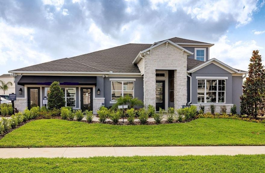 Gorgeous model home in Apopka now available for leaseback! Welcome to this stunning 5-bedroom, 4-bathroom model home located at 842 Creeping Fig Street. This impeccably crafted 2-story house is a masterpiece of new construction. This home features an open-concept design that seamlessly blends living, dining, and kitchen spaces. As you step through the front door, you’re greeted by a foyer that leads to the heart of the home. The kitchen, centered around a large island, is a chef’s dream with ample counter space, stainless steel appliances, and a walk-in pantry. The adjacent dining area flows into the family room, creating an ideal space for entertaining or family gatherings. Just off the family room, you'll find the 14'4" x 10' lanai, offering the ideal outdoor living space. Whether you're hosting a barbecue, gardening, or simply soaking up the Florida sunshine, this property provides a versatile canvas for outdoor activities. Additional details of this property include a 3-car garage, ample storage space, energy-efficient features, and a prime location that offers easy access to amenities, schools, and major roadways. Don't miss the chance to tour this charming model and experience the best of Florida living!