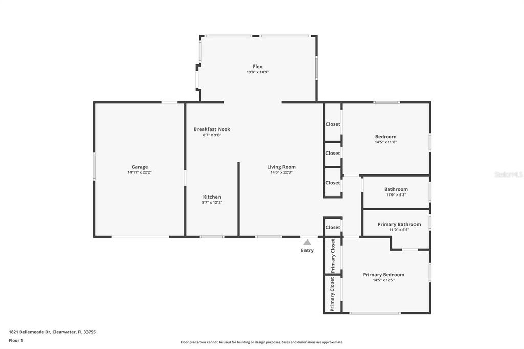 Photo of 1821 Bellemeade Drive, Clearwater, FL 33755 (MLS # TB8437231)