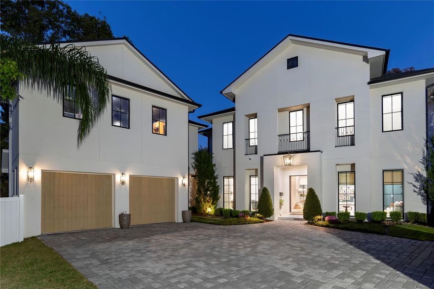 This stunning private residence is on an oversized lot featuring a private sports pad, kids playground and sparkling pool. Encompassing over 6,700 square feet of expansive .55-acre lot, this home boast five spacious bedrooms, one office, 5.5 baths and a dedicated movie room, recording studio and a fully equipped gym with a private sauna. Ideally just moments from serene Lake Maitland and the charming Azalea Park, this home offers natural beauty and prime location. The chef's kitchen is designed for function and style with dual oversized islands, ideal for entertaining and everyday living. Spacious, inviting and thoughtfully designed, this oversized family room is the heart of the home-ideal for everything from cozy movie nights to lively holiday parties featuring expansive square footage, the room comfortably accommodates large groups, with plenty of space for multiple seating areas and a bar area. Oversized windows flood the space with natural light while the high ceilings and an open layout enhance the airy welcoming feel. Whether you are hosting extended family or entertaining friends, this room is built for connection, comfort and lasting memories. The private recording studio can be turned into a private mother-in-law suite or a kids playroom. The luxurious primary suite retreat to your own private oasis featuring a cozy fireplace, direct access to a serene private porch and a one-of-a-kind walk-in closet designed for style and functionality. The oversized en-suite bath boasts a steam shower, creating a spa-like experience right at home. Two additional en-suite bedrooms upstairs, each with walk in closets. Thoughtfully designed for convenience, this home features a spacious mud room off the garage which is ideal for busy households.   Enjoy the ultimate convenience with two separate laundry rooms, one’s downstairs for easy access and a second upstairs near the bedrooms, making laundry day effortless and efficient. Ideally near Winter Park Racquet Club, Interlachen Country Club and accessible to Park Avenue, this exceptional residence also offers an extraordinary residence with a luxurious functionality and a premier location.