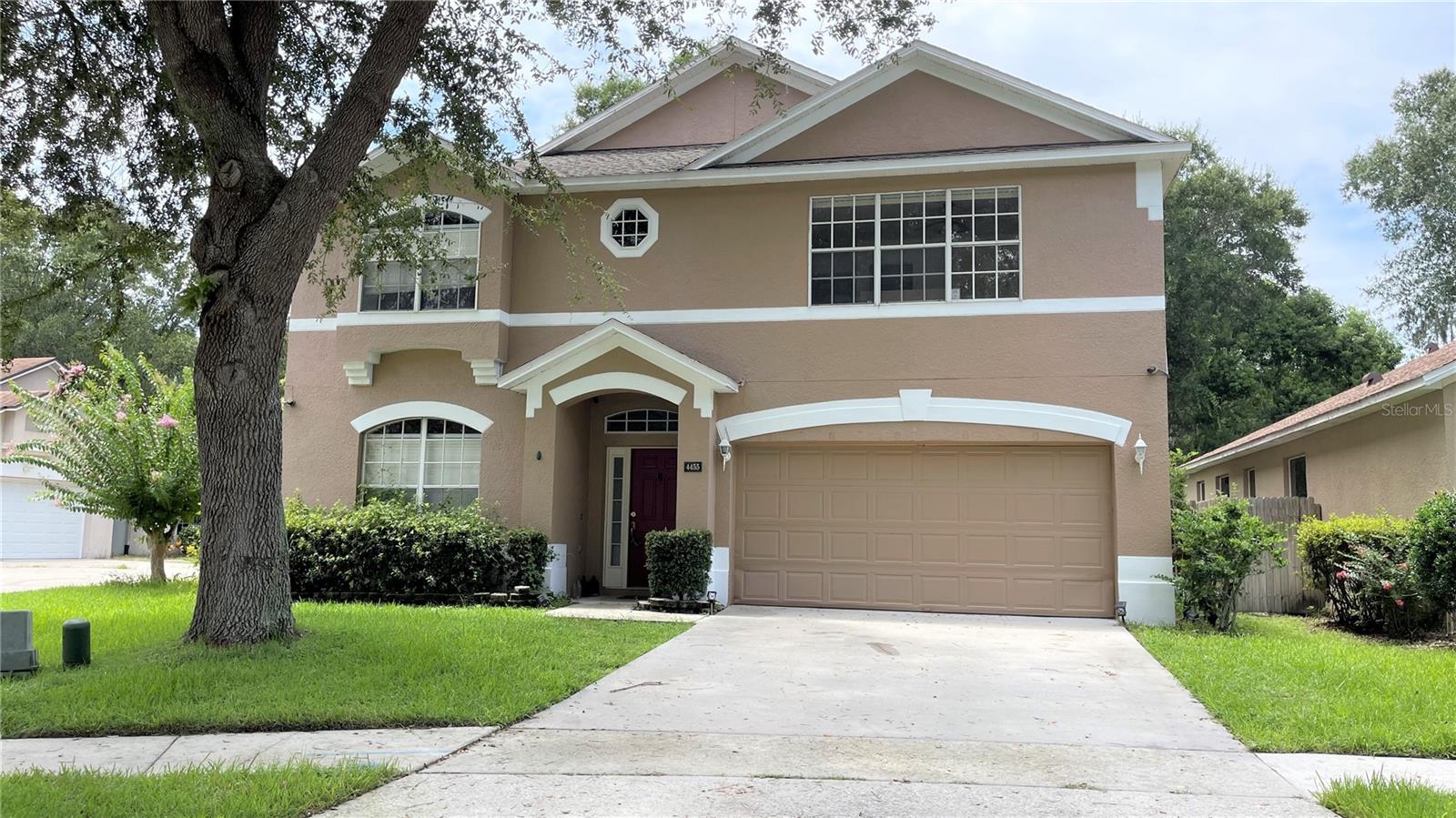 This very spacious 4 bedroom 3.5 baths home features 2 master suites. All tiles and wood floors on the first floor. The home has 3 gathering areas. Living room, family room, and upstairs loft/bonus room with closet. Upgrades kitchen with granite counter and stainless steel appliances. All bedrooms are upstairs. A private backyard is good for outdoor activities. Conveniently close to Hwy 417 and UCF. *Equal Housing Opportunity.