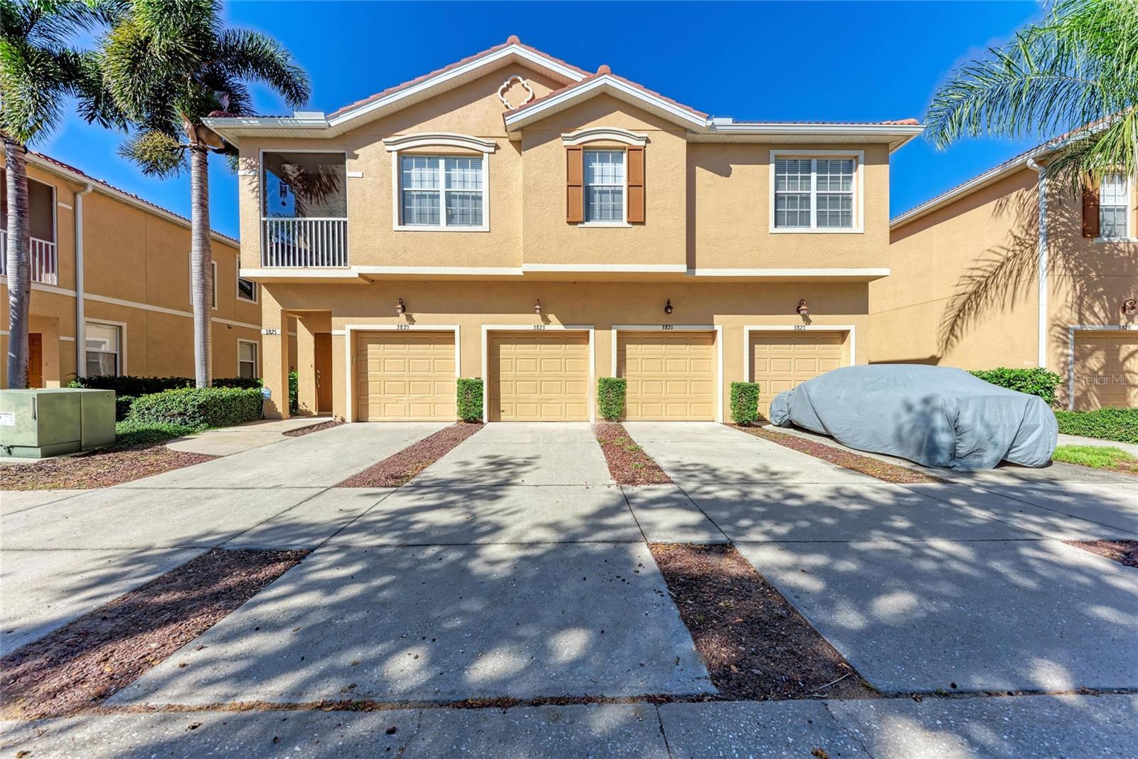 This FIRST FLOOR (GATED) condo is a stunning property featuring ~ 3 bedrooms ~2 bathrooms,~ and a 1 Car Garage, situated in a highly desirable area. Showcases luxury vinyl flooring throughout, with carpet in the bedrooms for added comfort. The large great room opens up to the kitchen, Great for Entertaining. The unit also boasts a Private lanai and very private backyard with a storage closet —ideal for relaxation. Enjoy the heated community pool or take a short walk to Detweilers, Publix, Walmart, lots of Restaurants nearby. Just minutes to UTC Mall. Drive a short distance to the worlds most beautiful beaches. Additionally, being part of a fabulous gated community enhances its appeal, making it a highly sought-after living space and Location. This condo offers a perfect blend of convenience, comfort, and luxury!
