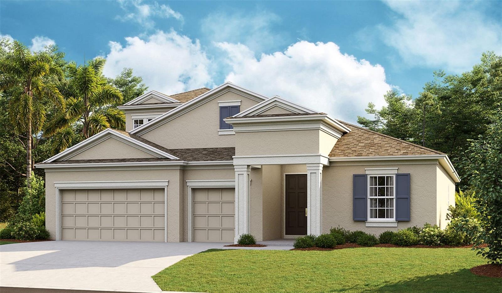 Under Construction. 1/8/2025
Listing Price amount for this Pending Sale includes Design and Structural Options.
Exterior image shown for illustrative purposes only and may differ from actual home.