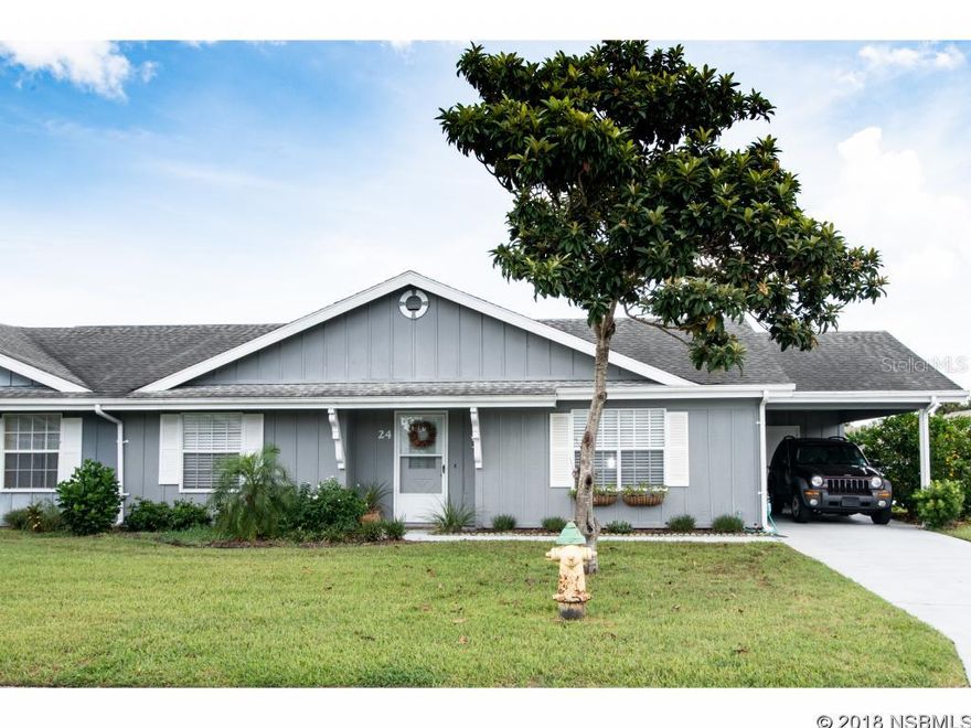 Renovated Duplex in Fairgreen in a Private location, yet 10 minutes to the Beach. Great Community For Golfing, Walking, and enjoying Nature. This Duplex is absolutely beautiful inside and out, and will impress with all the great accents and touches. This is a must see. ;Water: City