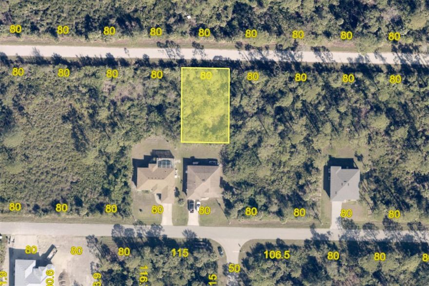 Residential vacant lot located in Port Charlotte, offering an excellent opportunity to build a custom home or hold for future investment. Situated in a growing area with nearby homes, this property provides convenient access to shopping, dining, medical facilities, and major roadways. Enjoy the Southwest Florida lifestyle with boating, fishing, golf, and Gulf beaches just a short drive away. No HOA restrictions.