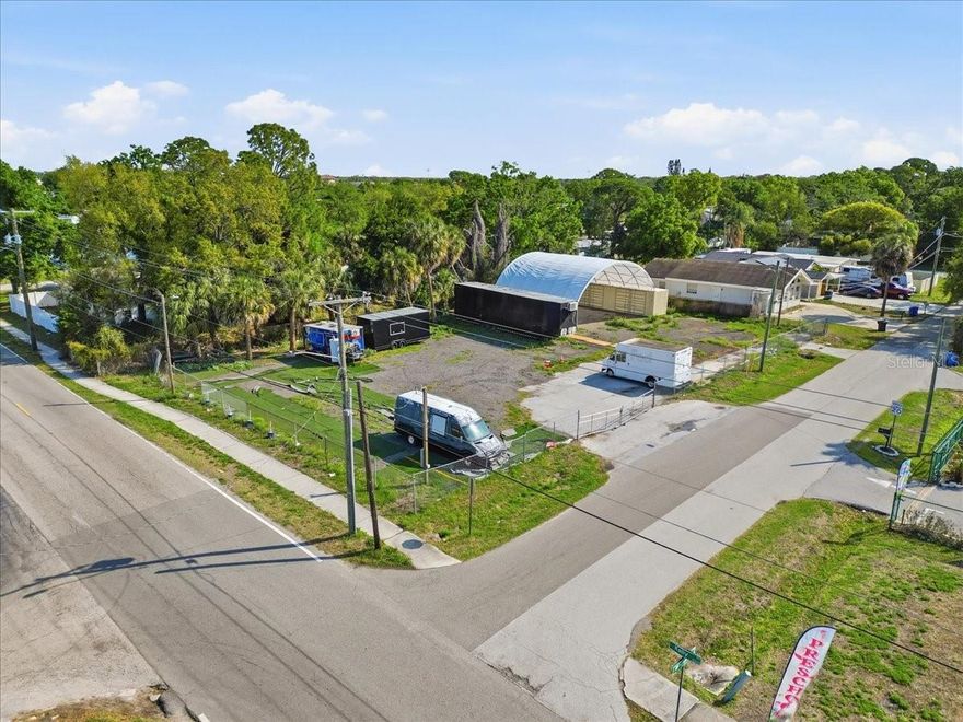Prime commercial opportunity in the established Canal Shores subdivision in Tampa! This corner lot offering includes two adjacent parcels totaling approximately 0.44 acres, providing excellent visibility and ample space for a variety of commercial uses. The property is currently used as a car lot and has existing access to water and electricity, with a septic system in place. Conveniently located with easy access to major roadways, making it ideal for investors or business owners seeking a strategic location. Tenant in place will vacate prior to closing, allowing for immediate occupancy or redevelopment.
