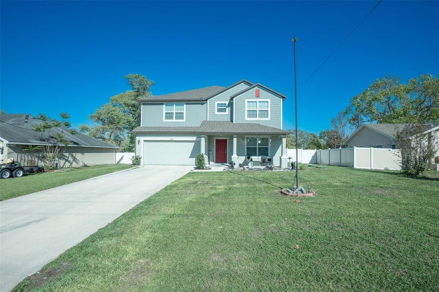 Upgraded 6 Bedroom Home on Oversized Lot – No HOA – Prime Spring Hill Location Near Veterans Expressway

Why wait for new construction when you can have a move-in ready, upgraded 6 bedroom, 2.5 bath home with over 3,100 sq ft on a spacious .33 acre lot with features most builder homes don't include?

Located just minutes from the Veterans Expressway for easy access to Tampa, this home offers the perfect balance of space, convenience, and upgrades.
Inside you'll find a well-designed open layout featuring a large great room, upgraded kitchen, and plenty of room for multi-generational living, remote work, or entertaining. The kitchen stands out with granite countertops, tile backsplash, upgraded cabinetry, and ample prep space. The interior has been fully repainted and enhanced with crown molding in the entry, kitchen, and main living areas.

Upstairs features hardwood flooring, adding warmth and durability rarely found in similar homes.

Step outside to enjoy a fully fenced backyard with a back patio entertainment area featuring an electric projector screen, making it perfect for movie nights, sports viewing, or entertaining guests. A storage shed adds extra functionality.

Property Highlights: • 6 Bedrooms | 2.5 Bathrooms
• 3,115 Living Sq Ft
• .33 acre lot
• No HOA fees
• Granite countertops
• Tile backsplash
• Hardwood floors upstairs
• Crown molding upgrades
• Fresh interior paint
• Fully fenced backyard
• Backyard entertainment patio with electric projector screen
• Storage shed
• Large front yard
• Minutes to Veterans Expressway for Tampa commuting

This home offers the space of a large family home with upgrades already completed, saving you the cost and hassle of adding them yourself.

Rare opportunity to find this much space, upgrades, and land with no HOA in this location. Schedule your showing today.