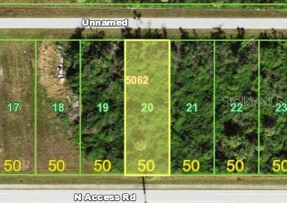 Prime Commercial Land Opportunity
Don't miss this chance to own Commercial General (CG) zoned vacant land ideally situated on N. Access Road, just off SR-776. Perfectly positioned to serve the rapidly expanding communities of Port Charlotte, Englewood, Rotonda West, Gulf Cove, South Gulf Cove, and Boca Grande. Surrounded by high-traffic establishments including McDonald's, Wendy's, Home Depot, Publix, and The Cove Golf Course, this property offers excellent visibility and convenience.
Enjoy quick access to Wellen Park, US 41, and I-75. Located in the X Flood Zone per Charlotte County records.
Only minutes away from pristine Gulf beaches, multiple golf courses, marinas with Gulf access, shopping centers, and dining spots. A versatile investment in a high-demand area.