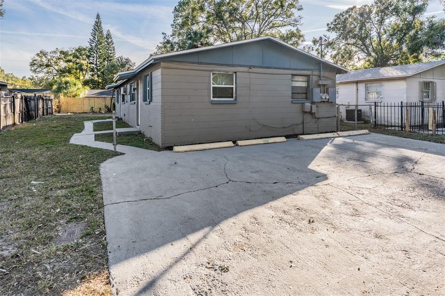 Investors or house hackers! Check out this move in ready duplex in Tampa! The property features a block construction structure with 2 side by side units, each consisting of 2 bedrooms and 1 full bathroom. The property has a NEW ROOF, a mix of NEW appliances, NEW mini splits in 2nd unit, and more updates throughout. Each unit features a living space, great kitchen, and roomy living quarters. You'll find laminate flooring, fresh interior paint, and stainless steel appliances. This property would make for a great addition to an investment portfolio, or would be great for an owner occupant to reside in one unit while leasing the other! Market rents are $1500-$1700 for each unit. The home is centrally located just a few miles from Downtown, Midtown, the Riverwalk, Tampa Airport, Busch Gardens, and much more! Come check out this smart investment today!