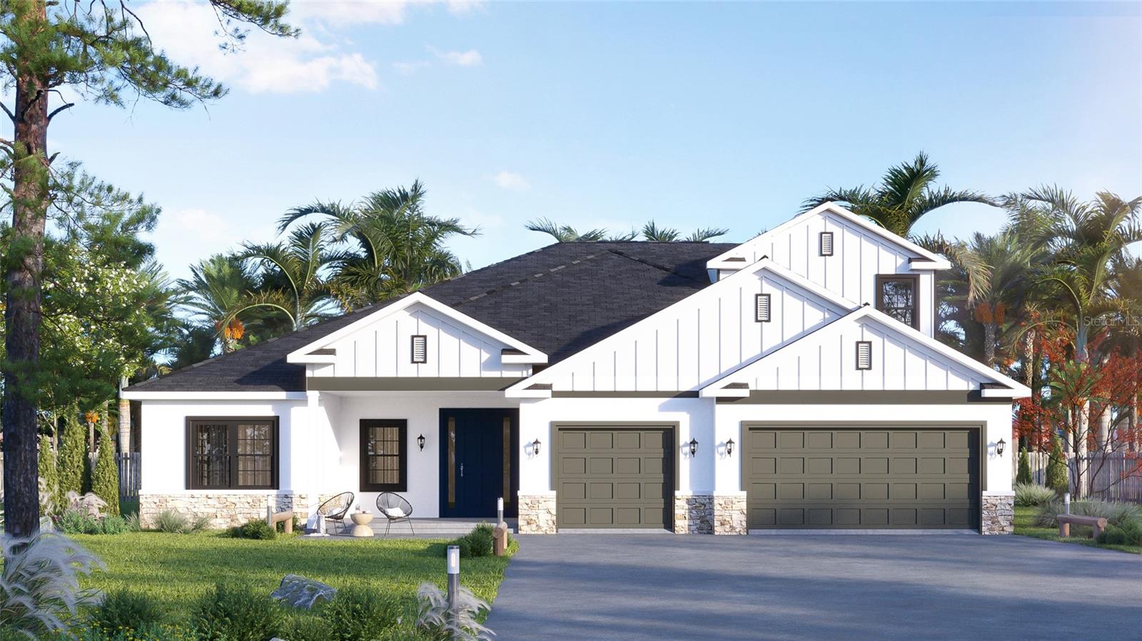 Pre-Construction. To be built. New Construction | Golf Course Views | Exceptional Value
17 Ryewood Drive | Southern Woods at Sugarmill Woods | Homosassa, FL
Completion expected by Aug 15th.
Discover elevated Florida living in this brand-new 5-bedroom, 4-bath home located in the desirable Southern Woods at Sugarmill Woods community. Set on a premium lot with sweeping views of the Citrus National Golf Course, this home offers the rare combination of modern design, space, and natural beauty—all at a spectacular value.
Inside, you’re welcomed by soaring ceilings, 8-foot interior doors, and luxury vinyl plank flooring throughout the main living areas. The open-concept layout features a stunning kitchen with quartz countertops, stylish cabinetry, and a spacious island that flows into the living and dining areas—perfect for both everyday comfort and entertaining.
The primary suite is conveniently located on the first floor, along with three additional bedrooms and two full bathrooms. Upstairs, a large loft offers flexible space for a media room, playroom, or office, and includes the fifth bedroom and an additional full bath, ideal for guests or multi-generational living.
Step outside to the covered lanai and enjoy your morning coffee with uninterrupted golf course views. The generously sized backyard offers plenty of space for a future pool, garden, or play area.
Perfectly positioned just minutes from the Homosassa River, Homosassa Springs Wildlife State Park, local dining, and the Suncoast Parkway, this home offers easy access to both nature and city conveniences.
New Construction – 5 Beds | 4 Baths
Primary Suite on First Floor | Loft & Guest Suite Upstairs
High Ceilings | 8’ Doors | Quartz Counters | LVP Flooring
Fairway Views of Citrus National Golf Course
Close to Homosassa River, Springs, Dining & Suncoast Parkway
Exceptional Value – Don’t Miss This One!
Your dream home awaits in Southern Woods—schedule your private tour today!