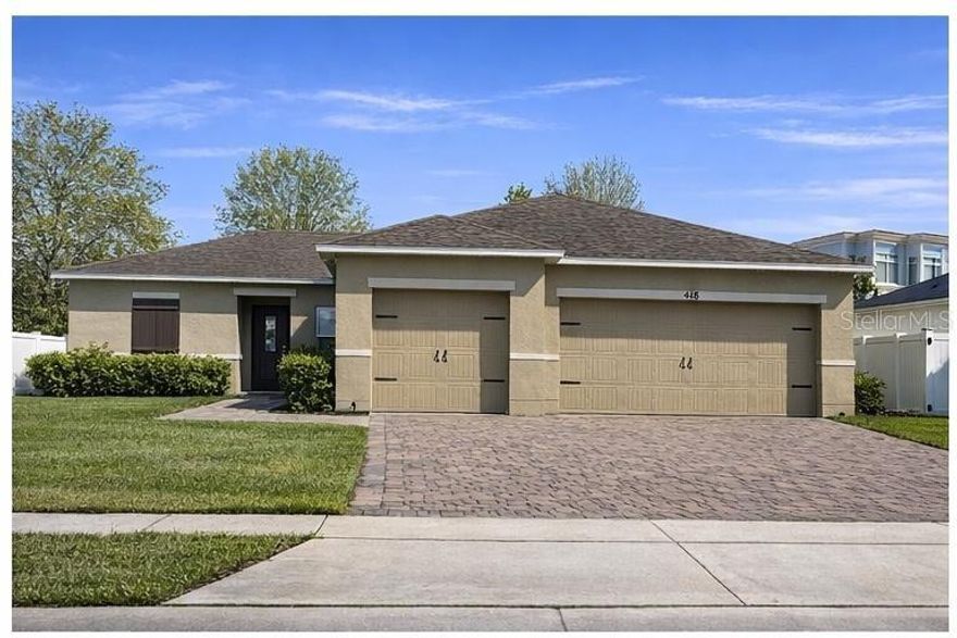 Sport and hobbyist delight! Plenty of room for the toys. This 2018 construction, one owner home is one of those rare breeds with a three-car garage. Builder only built these in the first phase of construction. Home is centrally located and well cared for. Don't miss your opportunity to own this gem amenable to an active Florida lifestyle and beautiful Florida sunsets.
