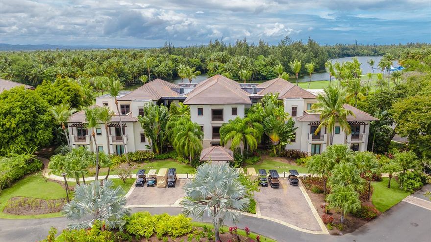 Enjoy privacy and tranquility with inspiring views of golf & lakes in this beautiful two bedroom, three baths condominium located at Las Verandas in the exclusive Bahia Beach Resort & Golf Club, Puerto Rico. This residential unit is located on the second floor, fully furnished and equipped and is ready for immediate delivery.