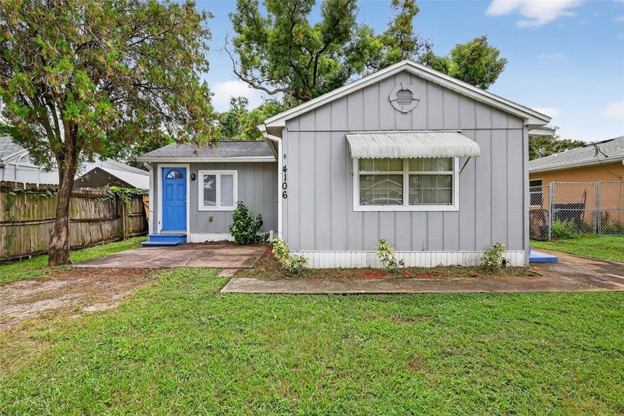 ROUD TO PRESENT THIS 2BED/1BATH (BOTH BEDROOMS ARE GOOD SIZE), 675 SQFT HOME LOCATED IN DESIRABLE NORTH ST PETE THAT PROVIDES EASY ACCESS TO EVERYTHING! FEATURES INCLUDE INSIDE LAUNDRY W/ WASHER/DRYER HOOKUP, KITCHEN WITH BREAKFAST BAR IS OPEN TO THE LIVING ROOM, LARGE BACKYARD, SOLID PINEWOOD KITCHEN CABINETS WITH FORMICA COUNTERS, LAMINATE WOOD FLOORING THROUGHOUT. THIS ONE WILL NOT LAST LONG SO HURRY! CALL, VIEW & MAKE OFFER TODAY!