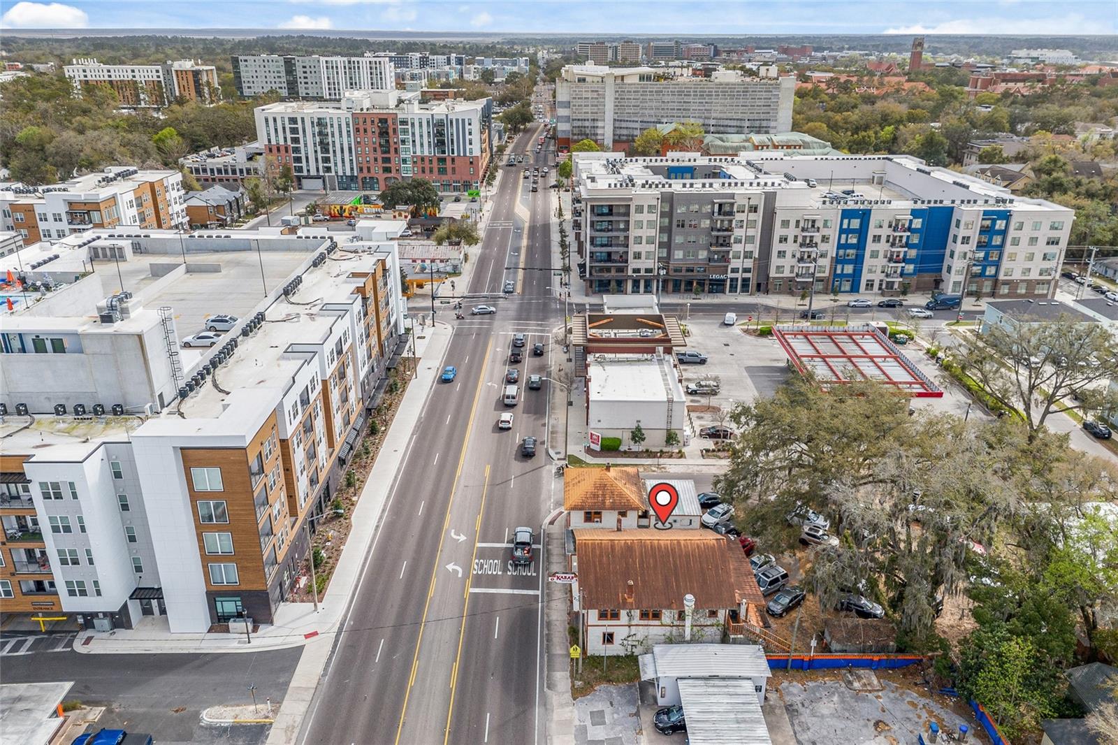 Prime Redevelopment Opportunity Just Steps from the University of Florida! Located less than half a mile from UF’s campus in the heart of Gainesville, this high-visibility property sits directly on NW 13th Street—one of the city’s busiest corridors and a direct artery to campus life, student housing, dining, and nightlife. Zoned U-6, this property offers exceptional development potential for up to 11 residential units, making it a rare find for investors or developers seeking a high-demand, income-producing location. Formerly home to a beloved restaurant that served the Gainesville community for many years, the existing building carries local nostalgia and sits on a lot ready to be reimagined. This is a total of three parcels totaling /31 acres. Whether you’re envisioning new multi-family housing, or a fresh commercial concept, this site offers unmatched exposure and walkability in a location that students, faculty, and locals already know and love. Opportunities like this near UF are few and far between—seize the chance to be part of Gainesville’s next wave of development.