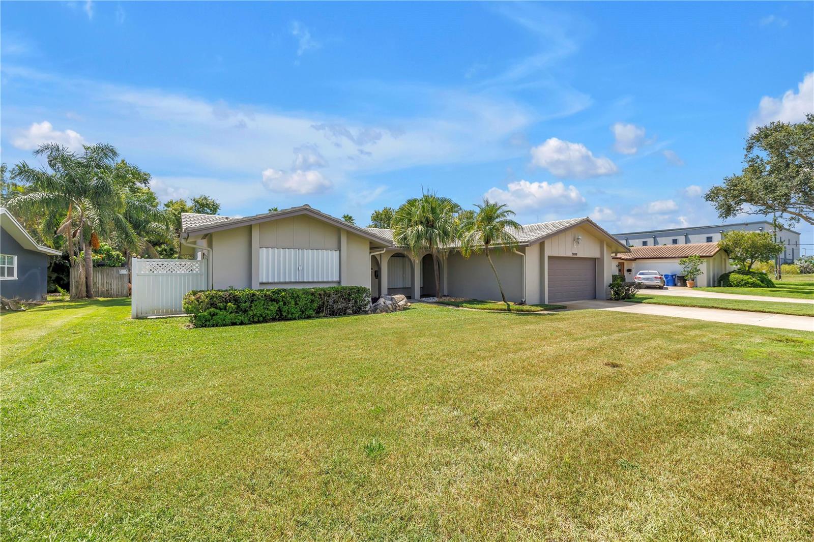 WELCOME to 9800 2nd St N located in the Riviera North neighborhood. This 3-bedroom, 2-bath single-family home offers 1,617 sq ft of living space, a 2-car garage, and sits on a generously sized lot in a quiet neighborhood convenient to Downtown St. Petersburg, Tampa International Airport, South Tampa via Gandy Blvd, I-275 and beautiful Tampa Bay.
The property experienced flooding during Hurricane Helene in 2024—the first time it ever flooded. However, it was professionally remediated by ServPro in October 2024. The current owner called this property home for almost forty years! Now, it is ready for your vision.
Nestled in a quiet neighborhood just minutes from scenic waterfronts, public boat ramps, parks, and some of the Tampa Bay Area’s best restaurants, the large lot allows room for a pool and boat storage, too. With tons of potential and a great location, this home could be just what you are looking for. Come take a look and see if it feels like the right fit for you!
Whether you're looking for an investment property, a “flip”, a first home, a place to grow, or something close to the water without the crazy price tag, this one's worth checking out.