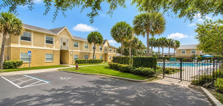 Beautifully maintained 2-bedroom, 2-bath condo ideally located right next to the community center, pool, and recreational amenities. This spacious unit features a private balcony perfect for relaxing and enjoying the Florida lifestyle. Conveniently situated in a highly desirable area with access to great schools, parks, shopping, restaurants, entertainment, and major highways for an easy commute. This condo offers outstanding value with one of the best combinations of location, amenities, and school district in the area. Don’t miss this incredible opportunity!