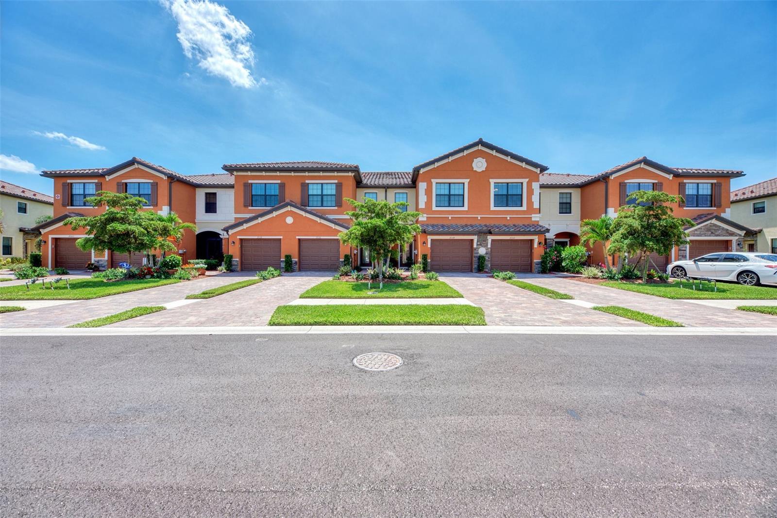 Unfurnished Annual Rental Available 10/1/25. This spacious Three Bedroom 2.5 Bath Townhome with a large great room and tropical views located in Gran Paradiso - a true resort style community. The kitchen features a breakfast bar and stainless-steel appliances. Screened lanai is private and has a very scenic view of the wooded tropical preserve. The second floor features a primary suite with two walk in closets and a well-appointed bathroom with shower. Guest bathroom has a tub/shower. Two guest bedrooms and a full-size laundry closet. One car garage and a paver driveway for additional parking. Gran Paradiso offers an over-sized pool, tennis, pickleball and basketball courts, miles of sidewalks and roads for walking and/or biking. The state-of-the-art fitness center offers lockers, sauna, and steam rooms. Minutes away is the very popular Wellen Park which has become a Florida destination. The Cool Today Park which is home to the Atlanta Braves Spring Training Facility is close by. The park hosts spring training as well as concerts, car shows, farmers markets and more. The Marketplace nearby has a Publix Grocery store, nail salon, coffee shop, veterinarian, restaurants and more. Downtown historic Venice is about 20 minutes away with shops, restaurants, the Venice Theater, and a splash park. World class beaches are also just minutes away. Conveniently located, just three miles from Jacaranda Boulevard in Venice and about 10 minutes from Interstate 75.
