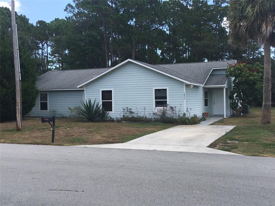 Quiet & Cozy 3 bedroom, 2 bath duplex.  Has tile floors and detached utility shed with washer & dryer hookups.  Nice quiet area and large back yard.