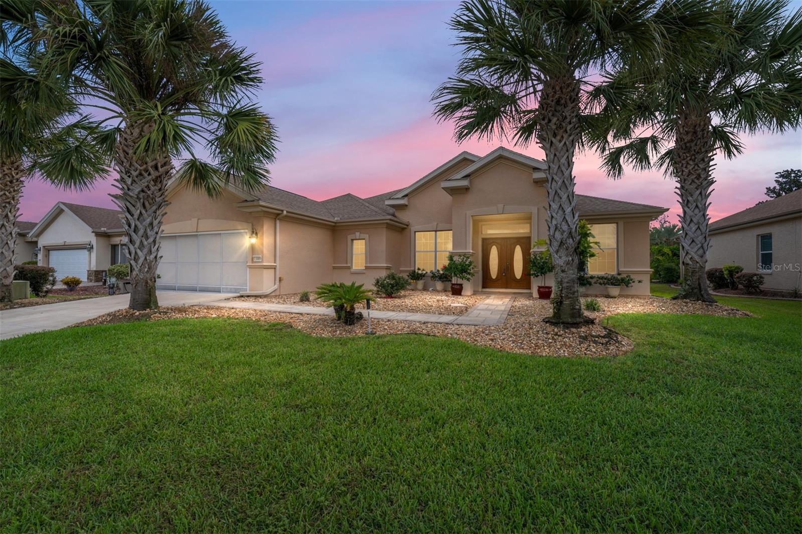 Most Popular Granville Model - Two Bedrooms & a Den - Split Floor Plan sit's on over 1/4 Acrea - Private Well
For Irrigation Only - No Big Tree's in This Yard!! - Plenty of room for a POOL! - Open Concept - Large Kitchen - loads of Cabinets - Island - breakfast Bar - Eat in Kitchen - Corian counter tops - Living Room Dining Room Combo. Primary Suite Double sink Vanity - Garden Tub and Separate Shower-Spacious Walk-in closet - Enclosed
10 x 40 Lanai - Extended 2 Car Garage Plus an 8 x 5 Bump out for the Golf Cart - Low Maintenance Landscaping with Rock Beds - This Home is in the Award Winning 55 + Resort Style Community Of Del Webb Spruce Creek Golf & C.C. - Two 18 Hole Golf Course's - Over 100 different Clubs - Softball Field, State of the Art Gym -This Home is In Walking distance to One of The Pools - Pickle Ball & Tennis Courts - Price to Sell!!
Roof 2014 - A/C 2015 - Home was Repiped.