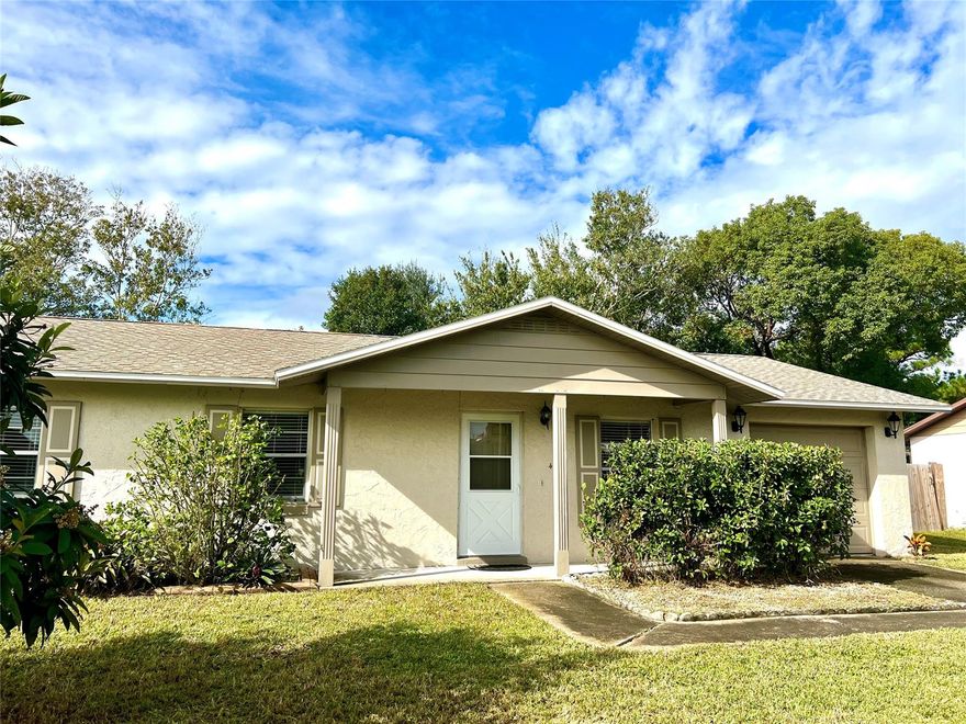 Excellent value on a solid, concrete block house in the Wildwood subdivision.  Come take a look at this 3 bedroom, 2 bath home with a single car garage on a large, fenced lot.  Good location in an appealing neighborhood - close to the boat ramps, dog park and bike paths and a short drive to the beach.   Home was updated in 2017 and is ready for a new owner and some TLC.   Shed in the back yard for extra storage. ;Water: City