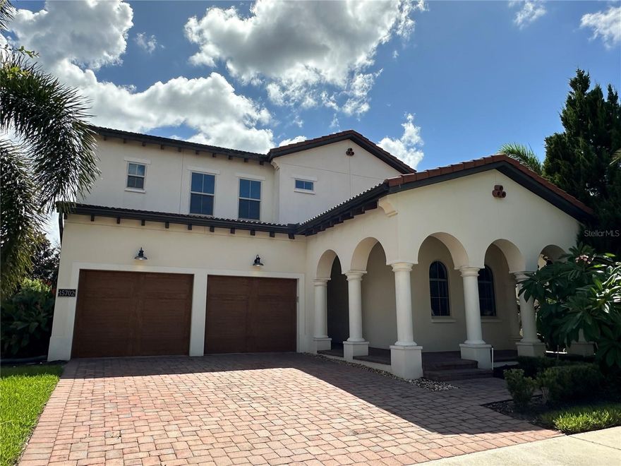 A BEAUTIFUL and IMMACULATE 5/4 single-family home is available for IMMEDIATE occupancy in the desirable Lakeshore Preserve community located in Winter Garden!  This home was built by Toll Brothers in 2017.  It features an open floorplan, large living spaces, natural lighting, ceiling fans, high ceilings on both levels of the home, crown molding, tray ceilings in selected rooms and gorgeous engineered hardwood flooring throughout the entire first floor.  The luxury kitchen is equipped with a built-in oven, gas range, beautiful cabinets that provide ample space for all of your storage needs, granite countertops and a spacious island that is perfect when entertaining guests.  Also on the first floor is the generous sized living room with oversized patio door, dinette area, butler pantry, separate dining area, office space, 1/2 bathroom and the second bedroom and bathroom.  The primary bedroom is located on the second level of the home and features a custom walk-in closet, custom-built closet, tray ceiling, and a luxurious bathroom which features two separate vanities with marble countertops, garden tub, and a separate oversized shower.  The laundry room is also located upstairs and is equipped with washer and dryer units, shelving and cabinets, large countertop and laundry tub.  Enjoy the additional living space on the second floor.  The front porch and back patio areas are perfect places to relax and enjoy the outdoors.  The attached 2-car garage offers a second washer and dryer set, cabinetry and overhead shelving.  Community amenities for the residents include a well-equipped fitness center, pool, fire-pit, playground, volleyball courts, sidewalks and a dog park.  Walking trails are available in the neighborhood and guide you through the community to showcase the gorgeous views and lake/dock.  This amazing community is centrally located between both Disney World and Universal Studios and is the perfect place to call home!  Conveniently located less than 5 minutes from Winter Springs Middle School and Horizon High School.  Easy access to the 429 for a 30 minute drive to downtown Orlando or the Orlando International Airport.  Lots of nearby shopping and restaurants.  The application process includes rental verification, income verification (3 X's the monthly rent, combined), credit check and eviction search. No current or past evictions.  Please contact us today for a showing of this beautiful home! It is a MUST see!