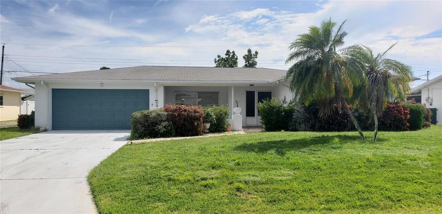 This spacious ranch style home in a great location in Bradenton. It has it's very own Shuffleboard court! No carpet, living room plus a multi purpose room, and fully equipped kitchen. There is a roomy storage area/workshop, 2 car garage, indoor washer and dryer. Close to restaurants and shopping. 1st, last, security deposit needed to move in. Background check and credit check are needed. Lawn care included. Call today