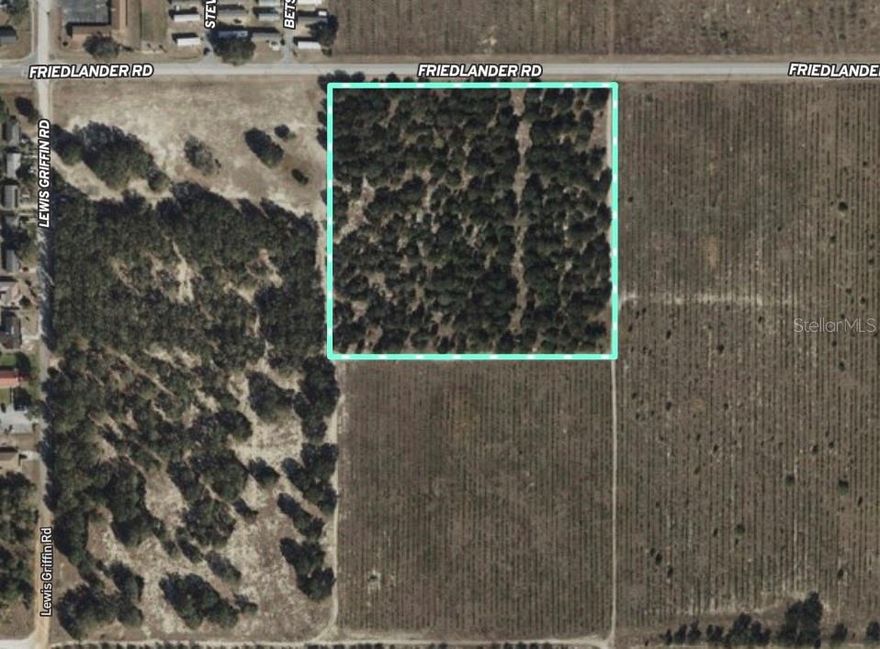 9.65± acre tract located along Friedlander Rd in Lake Wales (Polk County), Florida. This property is well suited for buyers seeking a private homesite, weekend retreat, or long-term land hold.Enjoy convenient access to nearby local roads while maintaining a quiet, countryside feel.
The parcel’s Future Land Use is A/RR (Agriculture/Residential–Rural), supporting lowdensity rural living and agricultural uses (buyer toverify allowable uses, density, and any development constraints with Polk County).
