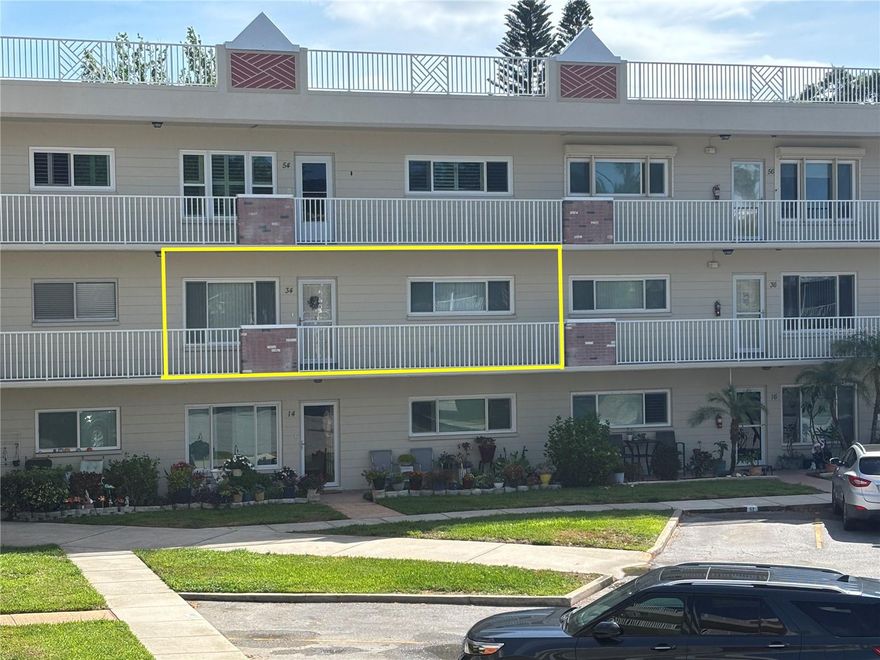 Welcome to 2262 Swedish Dr. #34 in Clearwater’s highly sought-after On Top of the World 55+ community. This well-maintained, fully furnished, second-floor residence offers comfortable living in one of Clearwater’s most amenity-rich active adult communities. The building features an elevator for added convenience, and this unit includes a rare and highly desirable in-unit laundry setup, a standout feature not commonly found in many units in the community.
Inside, you’ll find a bright and inviting living space with new vinyl flooring in the family room and hallway, an updated HVAC system, and newer front and rear windows. The home is being sold fully furnished, making it an excellent turnkey opportunity for a seasonal resident, full-time homeowner, or buyer looking for a low-maintenance Florida lifestyle. The spacious living and dining areas provide plenty of room to relax or entertain, while the kitchen provides generous cabinetry and functional workspace.
On Top of the World is known for its active 55+ lifestyle and impressive amenities, including golf courses, heated swimming pools, fitness center, tennis and pickleball courts, shuffleboard, lawn bowling, clubhouse/activity centers, billiards, library, hobby studios, walking and biking areas, dog park, social clubs, events, and more. Community sources note amenities such as golf, pools, tennis courts, fitness center, clubs, shuffleboard, lawn bowling, library, billiards, wood shop, ceramics, and activity centers.
Conveniently located near shopping, dining, medical facilities, parks, Gulf beaches, and major roadways, this furnished Clearwater condo offers the perfect blend of comfort, convenience, and active living. Move right in and start enjoying the On Top of the World lifestyle.
Buyer to independently verify all measurements, square footage, community restrictions, age requirements, rental/lease restrictions (including minimum lease terms and frequency limitations), and HOA/COA rules directly with the association prior to closing. If financing, a 35% down payment is required.
