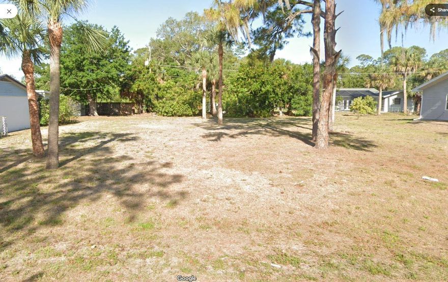 This beautiful 1/4-acre lot is cleared and ready for you to build your dream home. Fantastic safe and quiet neighborhood, close to shopping, restaurants, and beach. In zone X so no flood insurance is needed. Has mature palm trees. NO HOA.