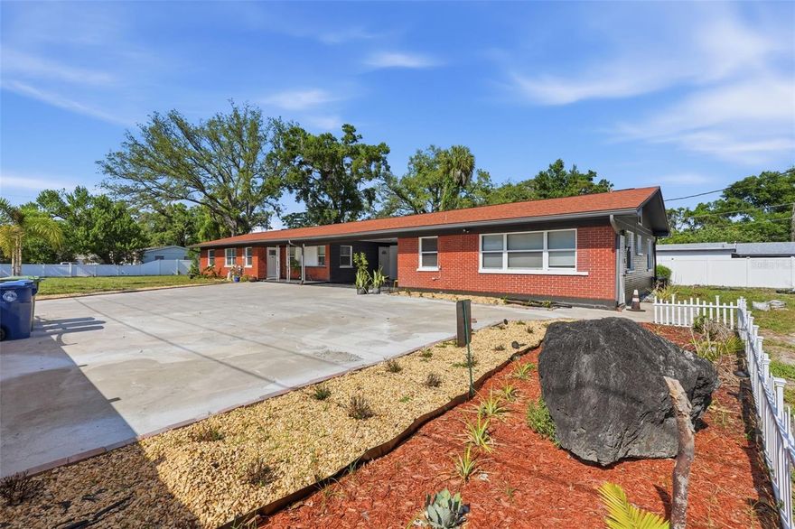 Welcome to this versatile, spacious and well maintained home with only 2 year old roof; features a total of 5 bedrooms and 3 bathrooms, thoughtfully arranged to provide both privacy and functionality. One of the standout features of the property is its divided layout, creating two distinct living spaces under one roof. The second section of the home features 2 bedrooms and 1 bathroom, making it an excellent option for a mother-in-law suite, guest quarters, or a private rental space. With its own separate living area, this portion of the property opens up endless possibilities for additional income or extended family accommodations. For investors or homeowners looking to offset their mortgage, the secondary unit is perfectly suited for short-term rentals such as Airbnb or long-term leasing. Its separation from the main living space allows for privacy and independence for occupants on both sides. The property’s layout and lot size also provide ample parking space, accommodating multiple vehicles, recreational equipment. Conveniently located near major roadways, shopping, dining, and local attractions, this home combines accessibility with the comfort of a spacious residential setting. Whether you’re looking for a primary residence with income potential, a multi-generational home, or an investment opportunity, this property delivers incredible value and flexibility in a desirable Tampa location
