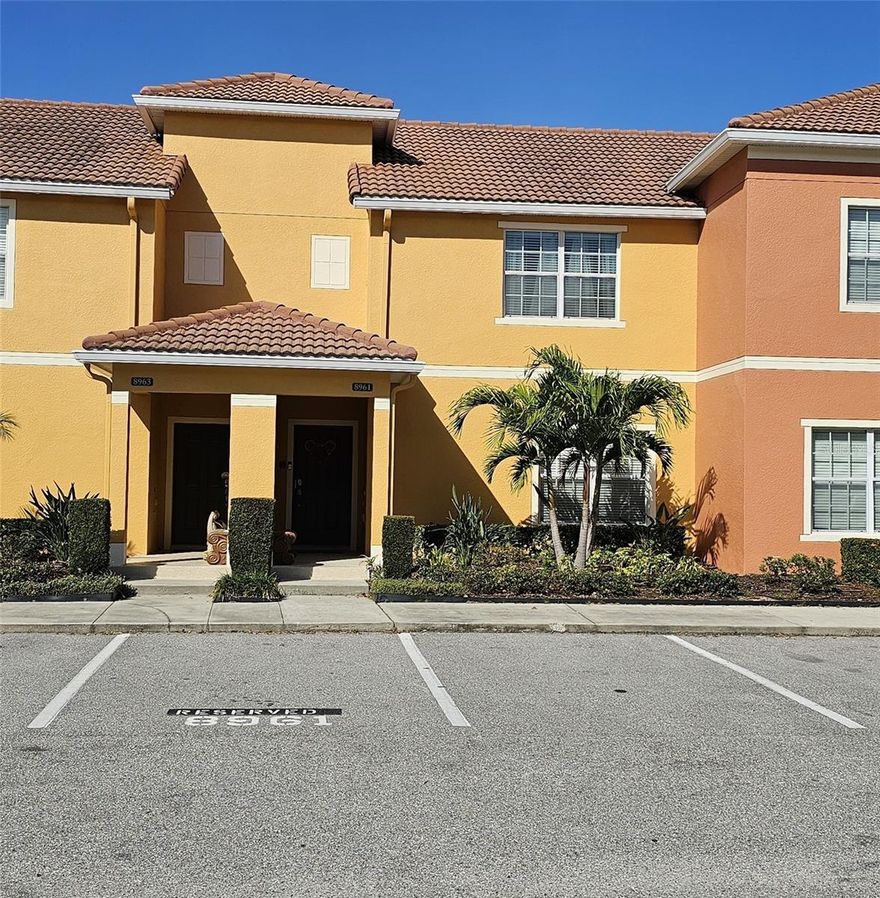 Investment and Vacation Property Opportunity – Prime Location Near Disney.
Beautifully furnished 4-bedroom, 3-bathroom townhome located in the highly desirable gated community of Paradise Palms Resort. This turnkey property offers a private pool with a new water heater, brand-new washer and dryer, and modern furnishings throughout. Ideal as a primary residence, vacation retreat, or short-term rental investment.
Resort-style amenities include a large community pool, clubhouse, Tiki Bar & Grill, fitness center, movie theater, game room, and sports courts. Just minutes from Disney Parks, shopping, dining, and major Orlando attractions.
Enjoy peace of mind in a gated community with 24-hour manned security. HOA fees include resort amenities, staff, cable, internet, roof maintenance, exterior painting, landscaping, and grounds upkeep.
Move-in ready and perfectly located—schedule your showing today.