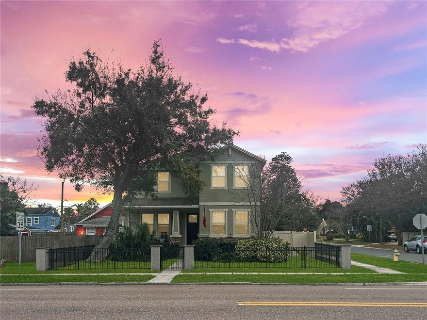 Located in the highly sought-after Historic Kenwood neighborhood of St. Petersburg, this home offers a rare opportunity to enjoy one of the city’s most established and architecturally rich communities. Known for its brick-lined streets, mature oak canopy, and strong neighborhood presence, Historic Kenwood provides convenient access to Downtown St. Petersburg, Central Avenue, the waterfront, parks, dining, and the Gulf beaches.
Positioned on a quiet, tree-lined street, the home features a thoughtfully designed floor plan with generously sized rooms that stand out from many current offerings. The larger living areas provide flexibility for entertaining, remote work, or multi-functional use while maintaining a comfortable flow throughout the home.
The spacious interior layout creates an open yet balanced feel, allowing for both privacy and gathering space. Whether hosting guests or enjoying a relaxed evening at home, the proportions of the rooms are versatile that is increasingly difficult to find.
With its prime location, established neighborhood character, and well-scaled interior spaces, this property presents a compelling opportunity in one of St. Petersburg’s most desirable areas.