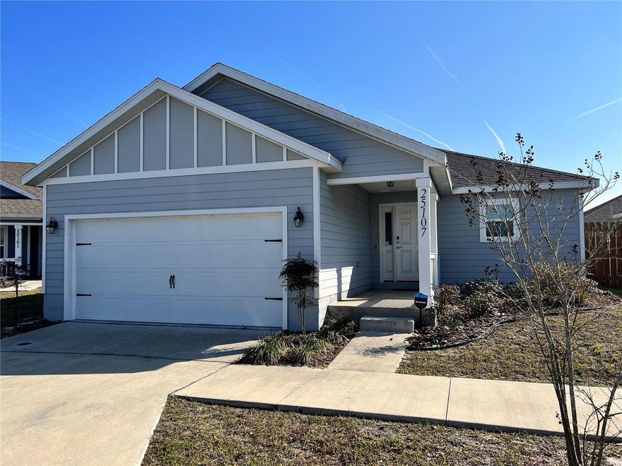 Beautiful Home in the sought after community of Oak View Village!!! 

Act today because this house will not last long!!!  

Experience modern living in this newly constructed 3-bedroom, 2-bath home built in 2020, boasting 1449 square feet of living space. Immerse yourself in luxury with the luxury vinyl plank flooring throughout the living areas and bedrooms, adding an elegant touch. The open kitchen design is a chef's dream, featuring granite countertops, stainless steel appliances, and beautiful wood shaker cabinets. The primary bedroom is a true retreat with its on-suite bath, featuring double sinks with granite countertops, a relaxing garden tub, and a walk-in shower. Crown molding in the great room and primary bedroom adds a touch of sophistication. Step outside to the screened-in lanai and bask in the natural light!!! With an inside laundry, washer, and dryer included, plus a 2-car garage with a painted epoxy floor, this home has everything you need. Located just 10 minutes from shops, gyms, doctors' offices, and restaurants, this gem in Newberry, North Central Florida won't last long!

Renters Insurance Required. Must Obtain and Show Proof Prior to Move In Date.

Home is rented "as-is"

Unfurnished

Everyone 18 or older MUST apply. 

Additional Fees Apply:
Additional Non-Refundable Fees Apply:
Application Fees: $75/per adult
Administration Fee: $250
Pet Privilege Application Fee: $30
Pet Privilege Fee: $250/onetime fee, per pre-approved pet 
Pet Privilege Rent: $25/monthly, per pre-approved pet
(All Fees are subject to change without prior notice)