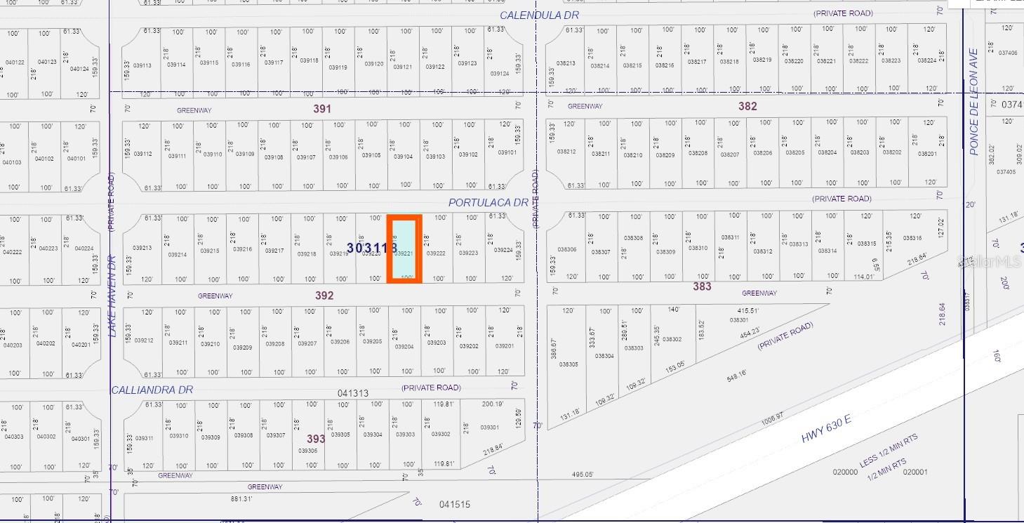 INDIAN LAKE ESTATES - Land