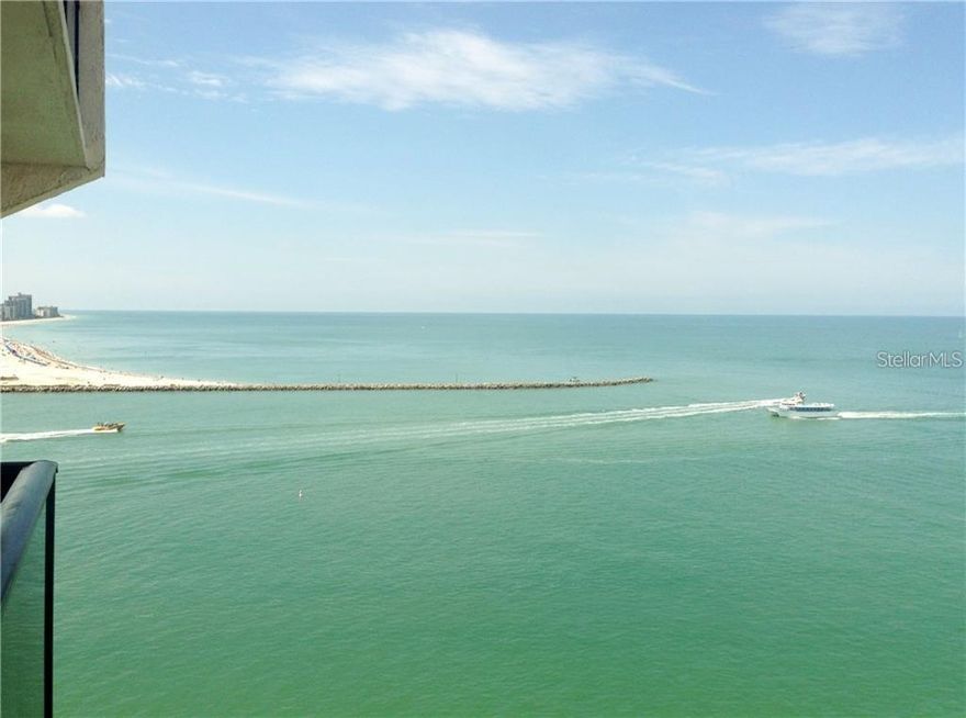 Available DECEMBER 2025. (NOT available February-April 2026) Check out the view!! See this fully furnished 2 bedroom/ 2 bath waterfront condo available for rent on Clearwater Beach. Lots of amenities, including a heated pool, fitness center, library, billiard room, activity room and 24 hour security. Warm and friendly residents. Community is gated with 24 hour security staff. Available for short term rental, minimum of 30 day lease required. No pets please! Please call for rates and availability.