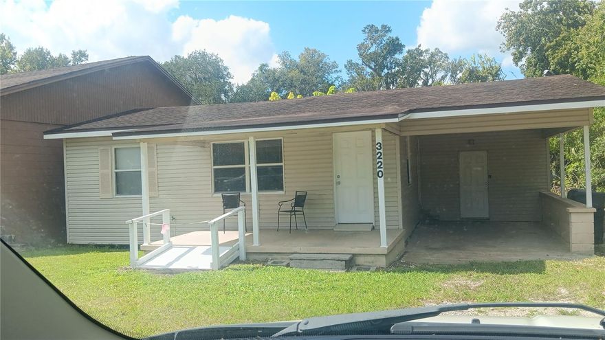 Cozy 2/1 home in North Lakeland.  This home features spacious backyard, front lanai, central heat and air as well as a covered carport and storage room.  No trampolines or above ground pools.  Approval is subject to credit, rental and employment background.