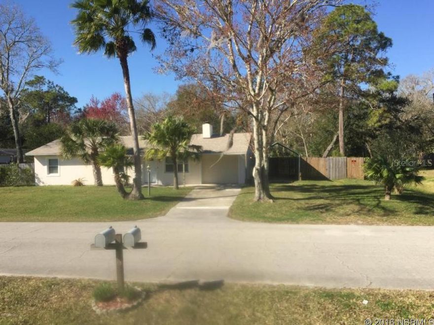 Beautifully updated home with new roof 2016. Double pained and wind rated windows. Stone fire place living room maple cabinets, stainless steel appliances. Triple lot fenced in with concrete block storage area that is also used as safe room. Carport in back with side gate which allows for boat/RV parking. One car garage with laundry tub ample side parking fully fenced yard above ground pool for relaxation. ;Water: City