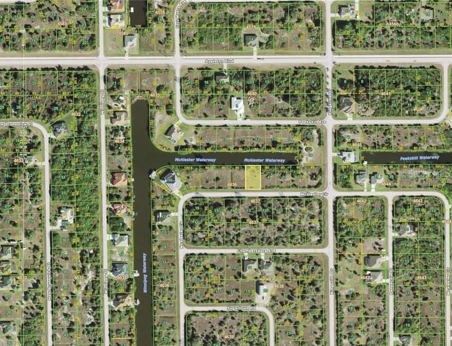 Welcome to your slice of coastal heaven! This prime Gulf-access lot is nestled in the heart of Port Charlotte’s tropical waterfront community, offering the perfect canvas for your dream home or vacation escape. Located on the serene McAlester Circle, this property combines tranquility with unbeatable convenience. Property Highlights Direct Gulf Access via scenic canals—ideal for year-round boating, kayaking, and world-class fishing! Minutes from pristine white-powder beaches where sunsets paint the sky in unforgettable hues Surrounded by upscale dining, boutique shopping, and vibrant entertainment options. Close to luxury resorts and hotels, perfect for hosting guests or enjoying staycations Easy access to Punta Gorda, Sarasota, and Fort Myers airports—your gateway to anywhere No HOA restrictions, giving you the freedom to build your tropical oasis your way! Whether you're envisioning a waterfront villa with a private dock or a cozy coastal retreat, this lot offers endless possibilities. The warm Florida sun, gentle Gulf breezes, and laid-back lifestyle are calling—why wait? Don’t let the summer end—make it your forever season. Just minutes from Boca Grande’s legendary beaches, waterfront dining at The Perfect Caper, and boutique shopping in Punta Gorda. Secure your piece of paradise today before it’s gone!